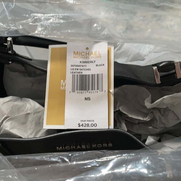 NWT Michael Kors Large Pebble Leather Satchel. - Picture 7 of 8